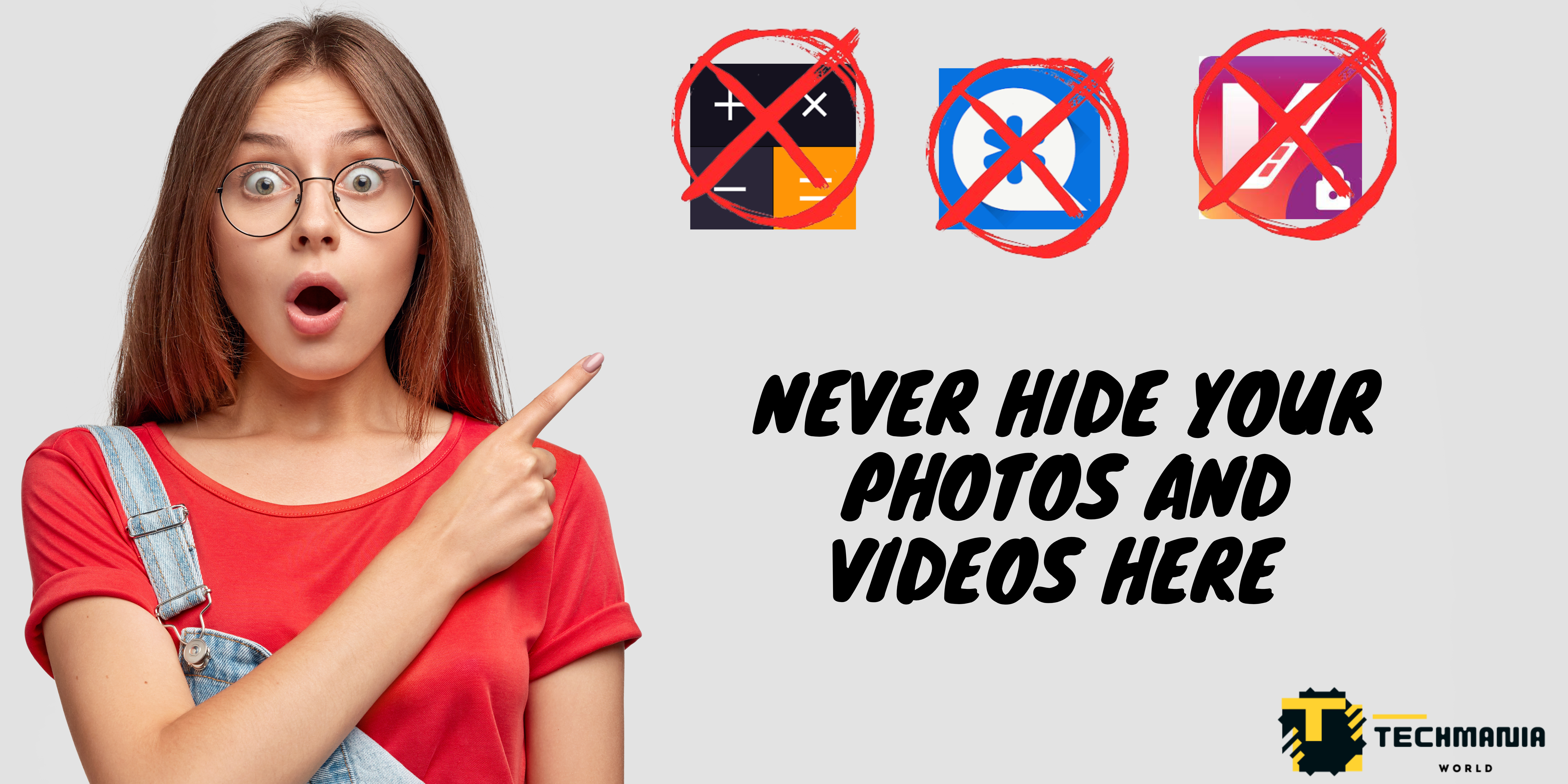 never hide your photos and videos here